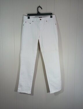 IMAN Men's White Straight-Leg Jeans